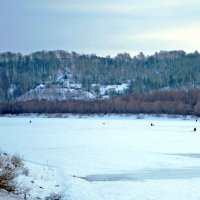 Река Ока у стен Дудин монастыря. :: Николай Масляев