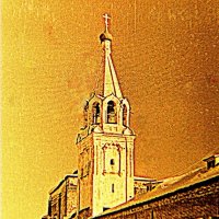 Надвратная церковь Спасо-Прилуцкого монастыря 1967 год :: alek48s 