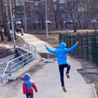 Папа и сын :: Любовь Леонова