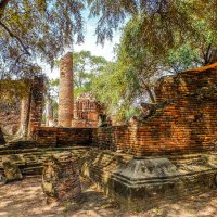 Аюттайя - древняя столица Сиама. XII век. :: Rafael 
