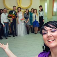 Селфи на фоне свадьбы)) :: Ангелина Косова