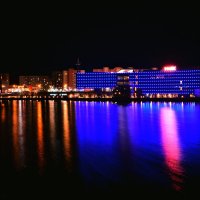 ночной маяк города Дубны :: Nikita Bashmakov