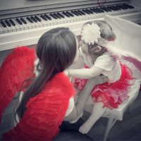 Ангелочки МаМа и ДоЧкА :: Виктория Моисеева