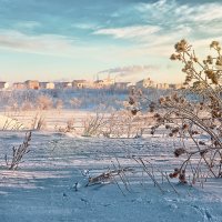 Зима, восход солнца :: Василий Игумнов