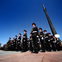 Парад кадетов на Площади Победы :: Sergey Vedyashkin