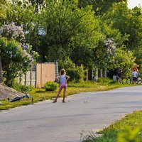 Вечер  в  моей  деревне. :: Валера39 Василевский.