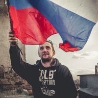 Костя и флаг РФ :: Антон Рыбкин