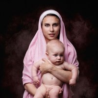 Мадонна с младенцем :: Ольга Зимницкая