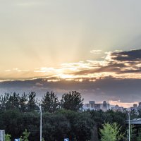 Золотой закат в Пекине :: Анастасия Безуглая