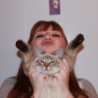 Фотосессия: девушка и кот :: Ольга Евдокимова