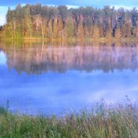 Рассвет на озере Уклейно. :: Мила Томилова 