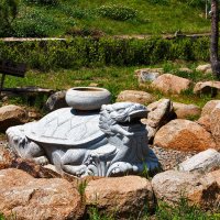 г. Тумэнь (Китай), скульптуры в камне, монастырь. :: Нина Борисова