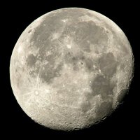Фотография НАСА обратной стороны Луны  (с моим редактированием в Фотошопе) :: Владимир 