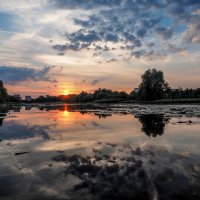 Закат в парке Кузьминки. Москва :: Zifa Dimitrieva