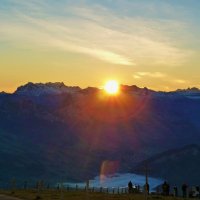 Рассвет в Альпах :: Zifa Dimitrieva