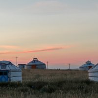 Закат солнца в степях Внутренней Монголии :: Анастасия Безуглая