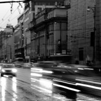 Осень, город, сумерки, дождь :: Отто Шельник