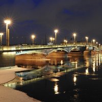 Благовещенский мост вечером. :: Милана Гресь