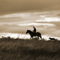 Пограничник с собакой :: Владимир Дядьков