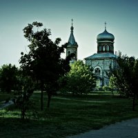 Сумерки...Парк Памяти,Измаил Украина :: Жанна Романова