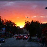 Очередной закат в Пскове... :: Fededuard Винтанюк