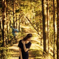 Прогулка Люси Певенси в лесу :: Арина Зотова