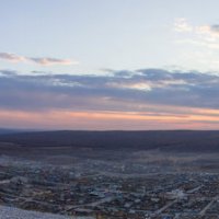 панорама с Белой горы. п. Багдарин :: Александр Бурмакин