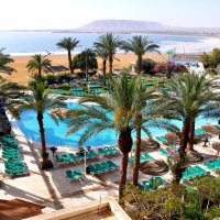 Вид из окна отеля на Мёртвое море :: Евгений Дубинский