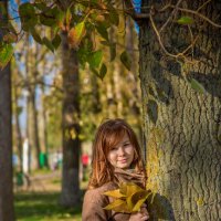 Я))) и Осень ( Краснодар, набережная реки Кубань, на др. стороны Солнечного острова, ноябрь 2015) :: Таня Харитонова
