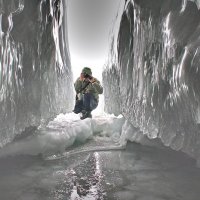Фотосессия Байкальской ледяной пещеры :: Галина Ильясова