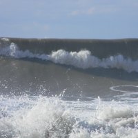 Волна шторма ноября на Черном море :: Олег Романенко