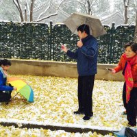 The first snow in Beijing :: Shiva 