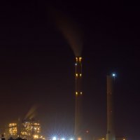 электростанция ночью :: Ефим Журбин