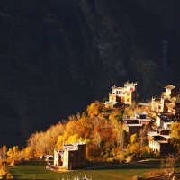Данбар  ,  тибетский  деревни  :: chinaguide Ся