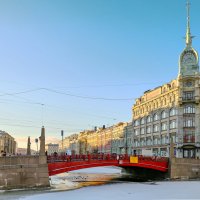 Красный мост. :: Дмитрий Климов