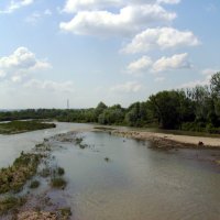 Река  Быстрица  Надворнянская  в  Вовчинце :: Андрей  Васильевич Коляскин
