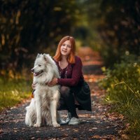 Девочка и пёс :: Рома Фабров