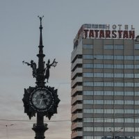 Вид на часы на ул. Баумана г Казань :: Kasatkin Vladislav