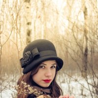 дама в шляпе :: Анастасия Бадина