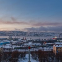 Мурманск. Полярная ночь. Мороз. :: Наталья Василькова