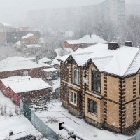 В Ростове снова снег идет... :: Александр Гапоненко
