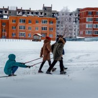 Тройка мчится, тройка скачет, вьётся пыль из-под копыт ... :: Анатолий. Chesnavik.