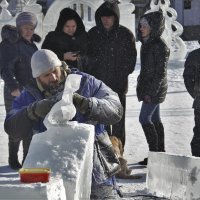 Международный конкурс ледовых скульптур в г. Хабаровске :: Николай Сапегин