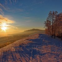 Закат над Сюгенью. :: Наталья Юрова