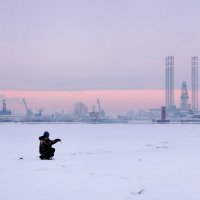 Рыбак на финском заливе :: Мария Кондрашова