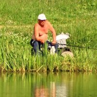 Лето. Рыбалка к загару. :: Владимир Гилясев