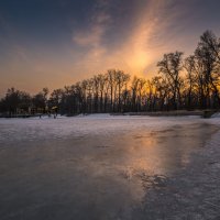 замерзшее озеро :: Марат Макс