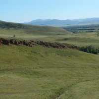 Сундуки. Хакасия. Виды, открывающиеся при спуске вниз от Первого сундука :: Галина Минчук