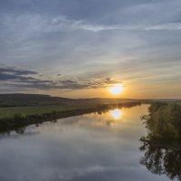 Весенний закат на Дону :: Юрий Клишин