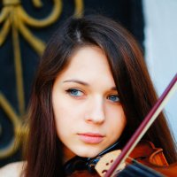 Анастасия и скрипка :: Анастасия Сидорова 